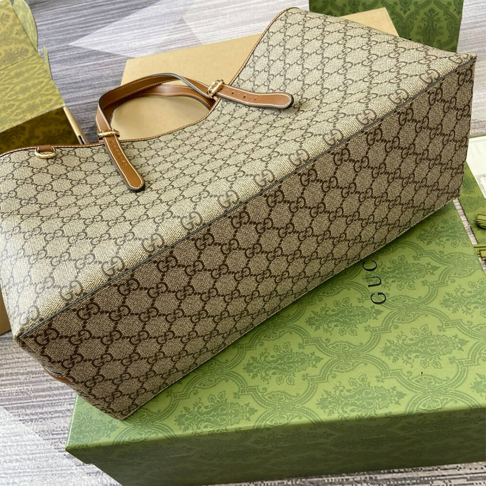 Gucci GG Emblem Large Tote Bag - Replica Luxury Bags™