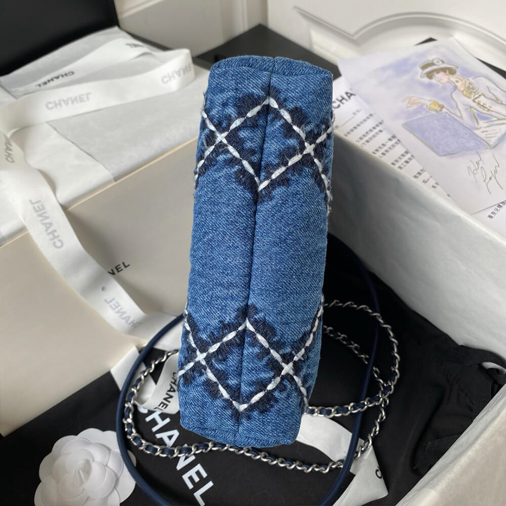 Chanel 22 Mini Handbag Denim Bag - Replica Luxury Bags™