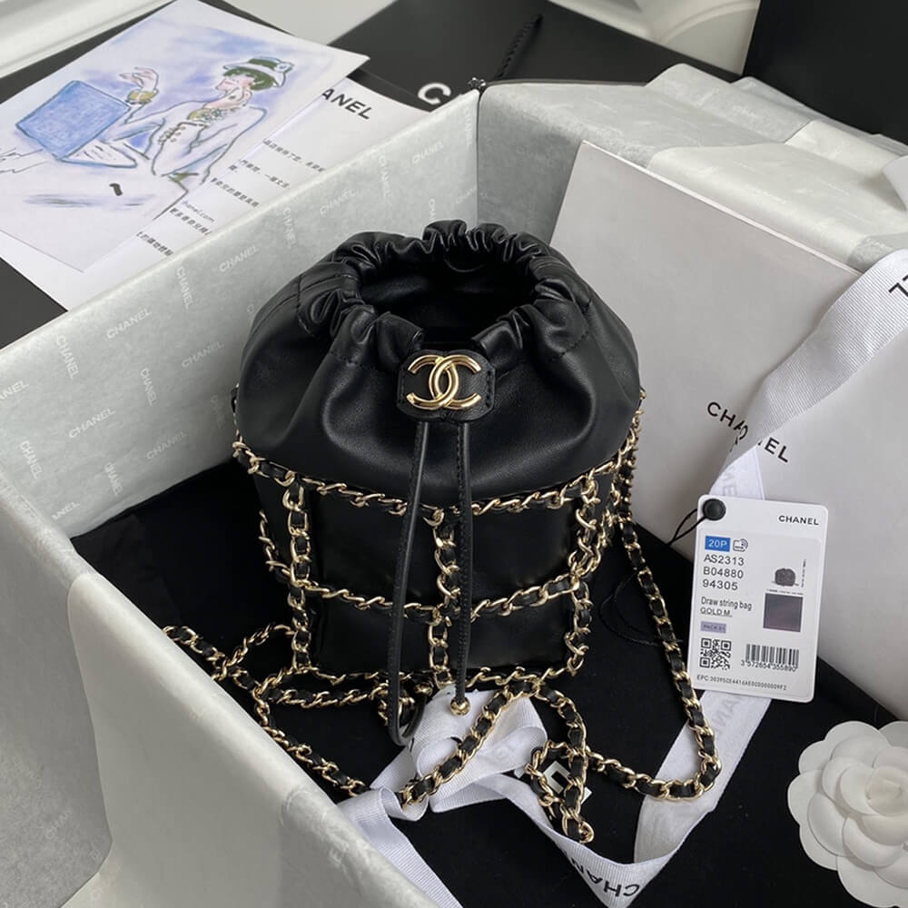 Chanel Small Drawstring Bag - Replica Luxury Bags™