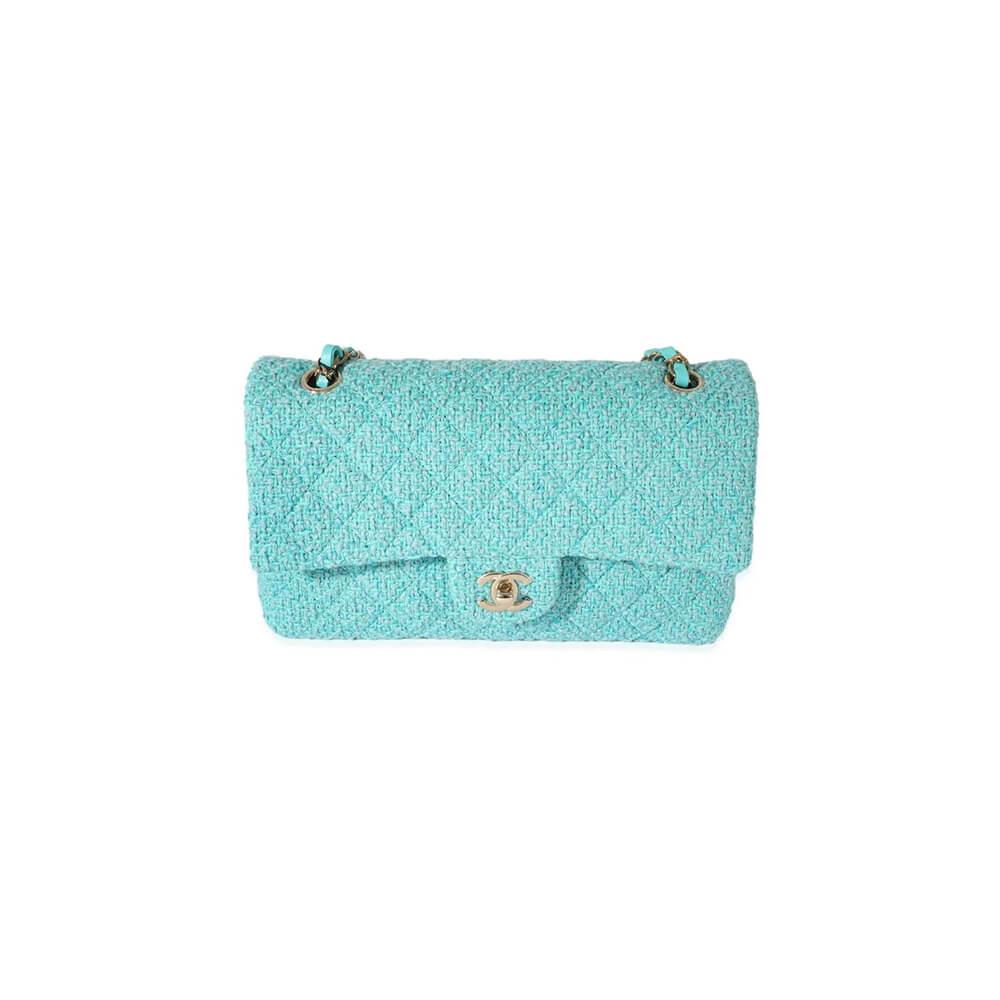 Chanel Tweed Medium Classic Flap Bag - Replica Luxury Bags™