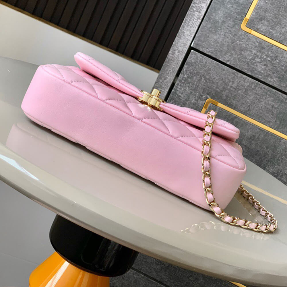 Chanel Flap Phone Holder Bag With Chain - Replica Luxury Bags™