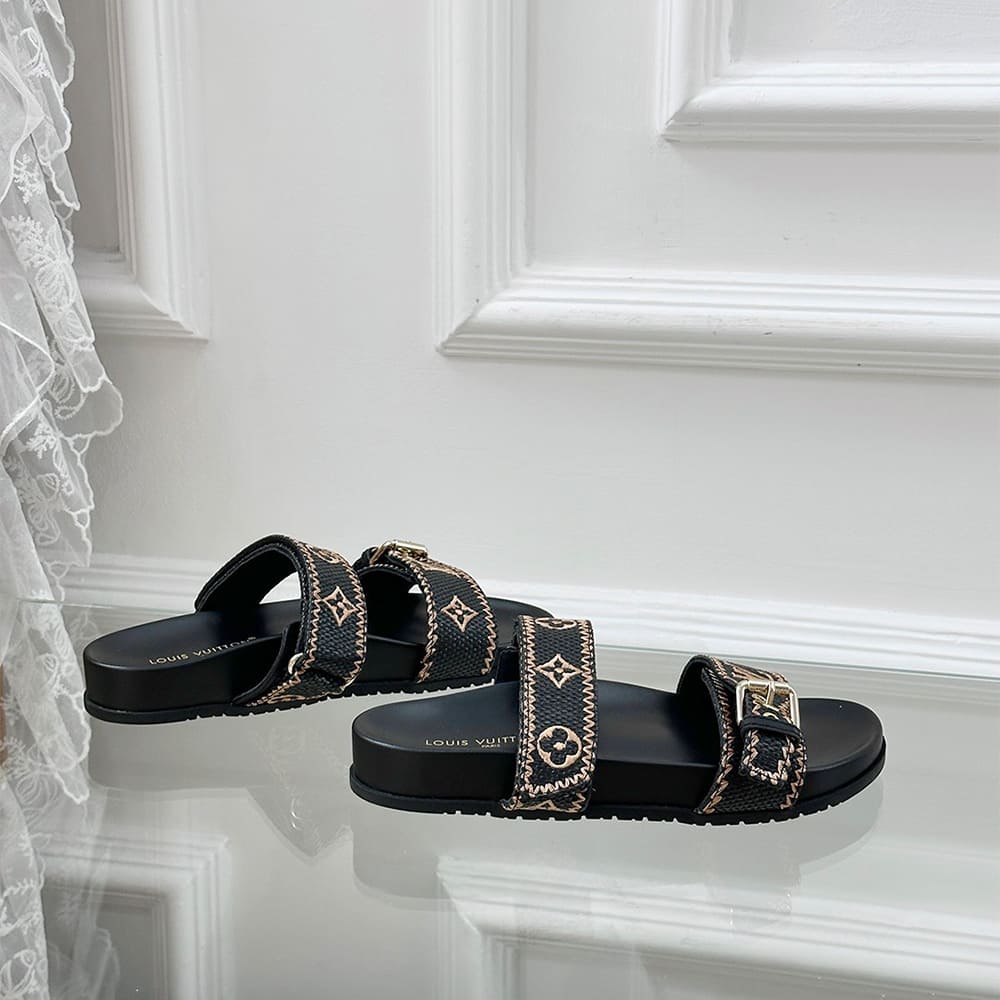 LV Bom Dia Flat Comfort Mule Shoes - Replica Luxury Bags™