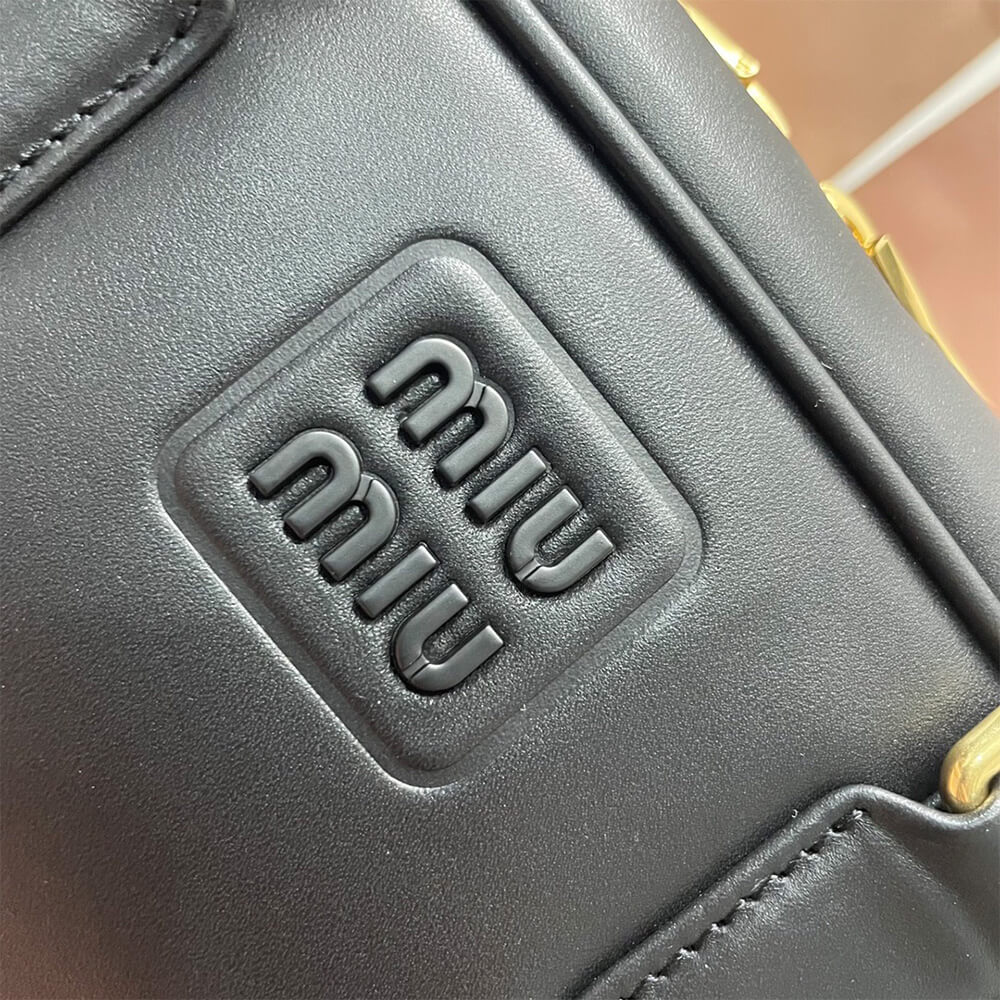 Miumiu Large Arcadie Leather Bag - Replica Luxury Bags™