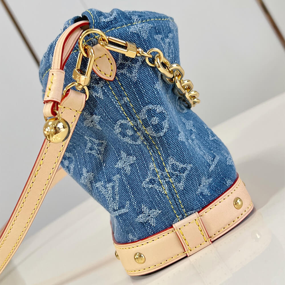 LV Nano Noe Bucket Denim Bag - Replica Luxury Bags™