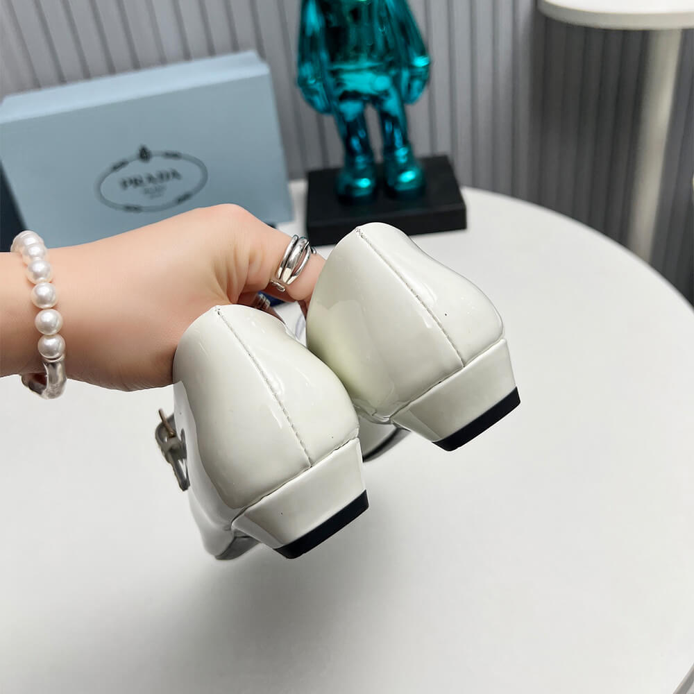 Prada Patent Leather Mary Jane Ballerinas Shoes - Replica Luxury Bags™