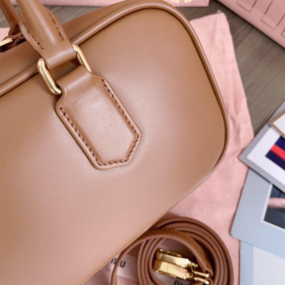 Miumiu Large Arcadie Leather Bag - Replica Luxury Bags™