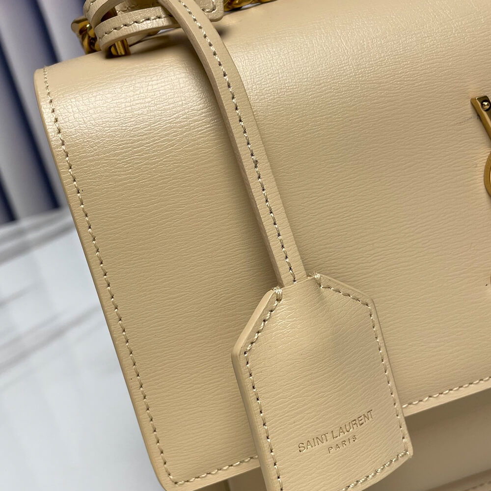 YSL Sunset Medium Chain Bag In Smooth Leather - Replica Luxury Bags™