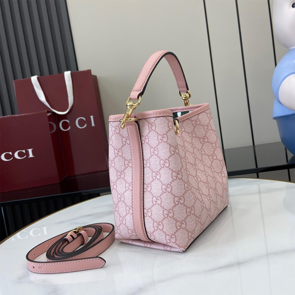 Gucci GG Emblem Mini Bucket Bag - Replica Luxury Bags™