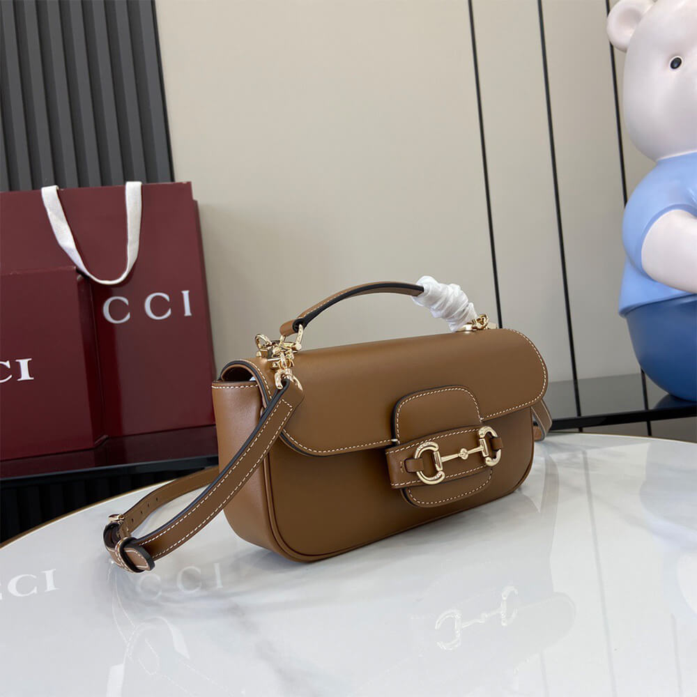 Gucci Horsebit 1955 Soft Small Top Handle Bag - Replica Luxury Bags™