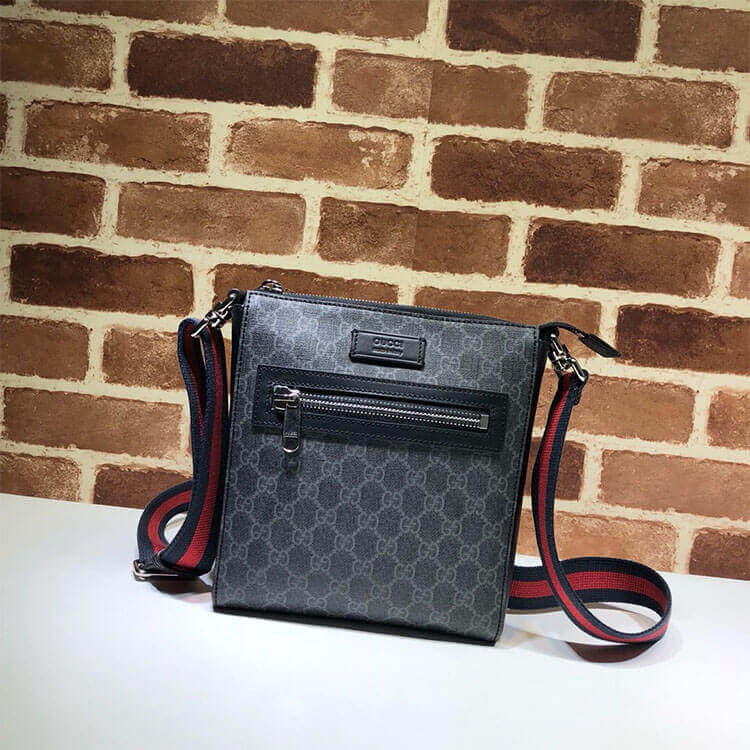 Gucci GG Black Small Messenger Bag - Replica Luxury Bags™