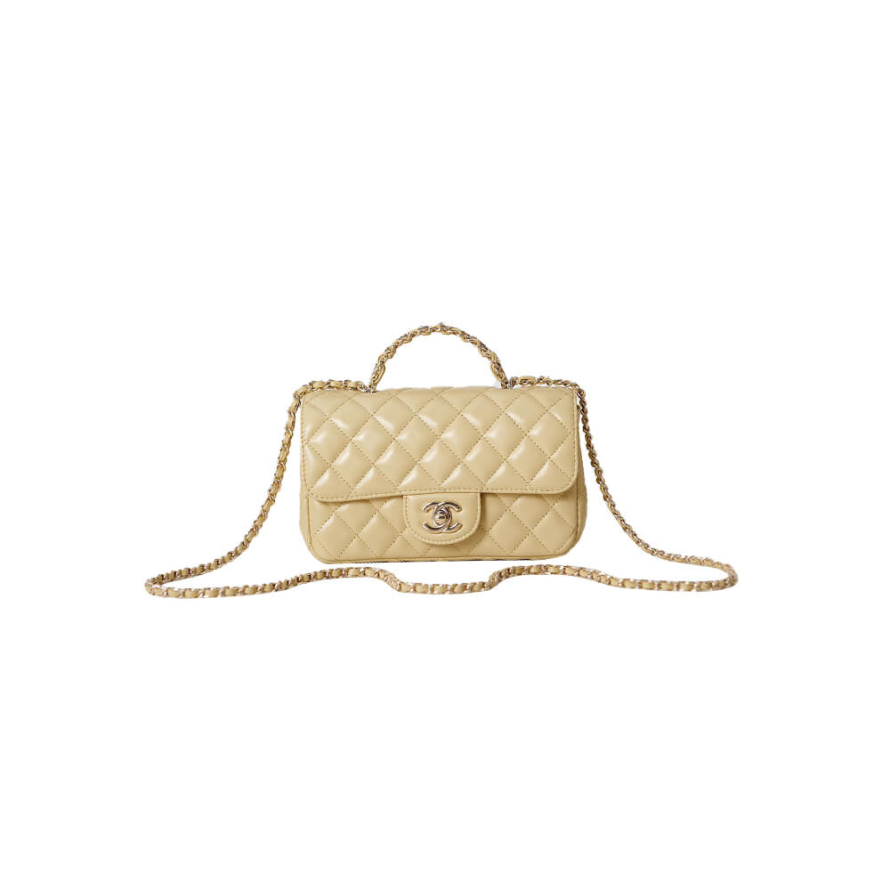 Chanel Mini Flap Bag With Top Handle - Replica Luxury Bags™