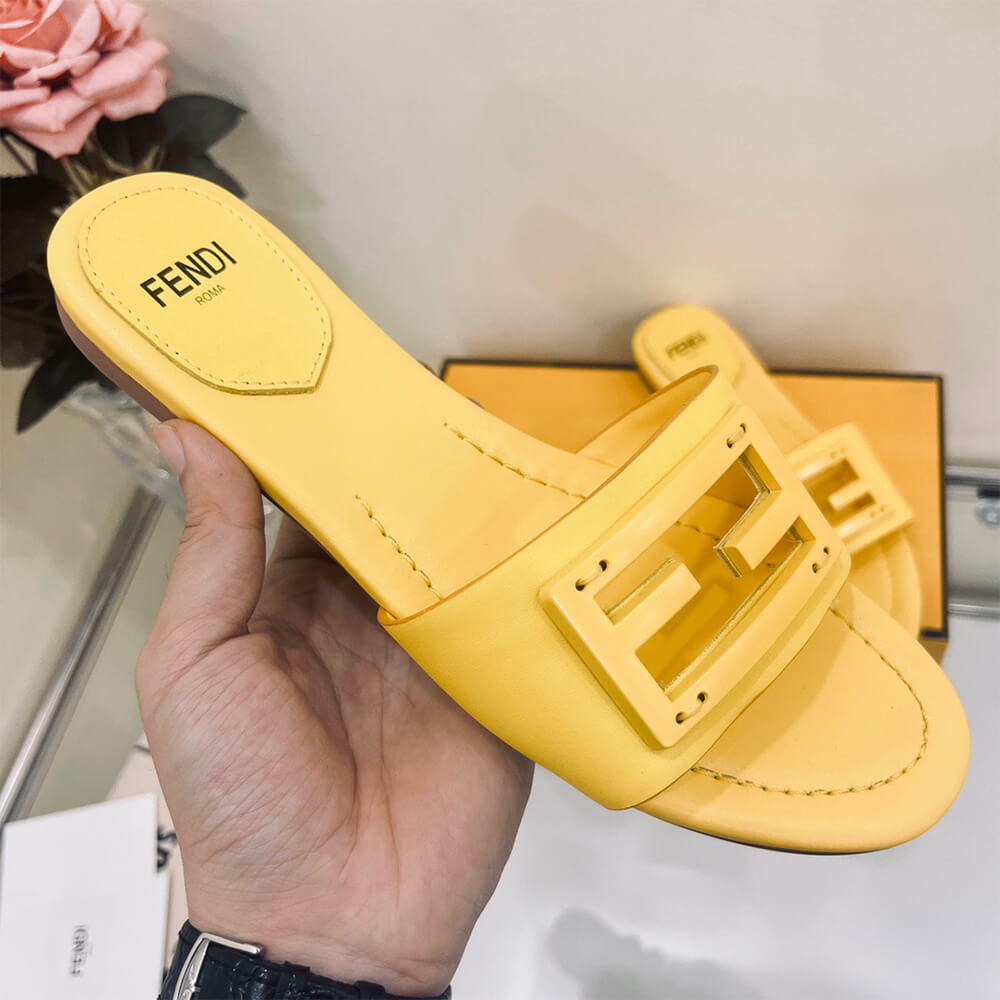 Fendi Baguette Slides Shoes - Replica Luxury Bags™