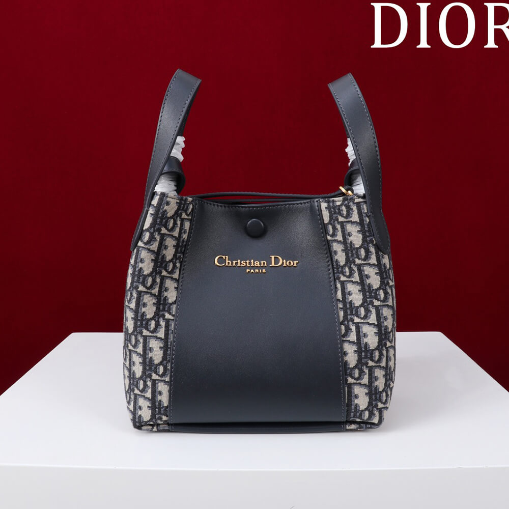 Dior Small Signature Bucket Bag - Replica Luxury Bags™