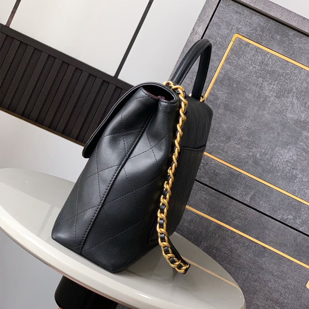 Chanel Maxi Flap Bag With Top Handle - Replica Luxury Bags™