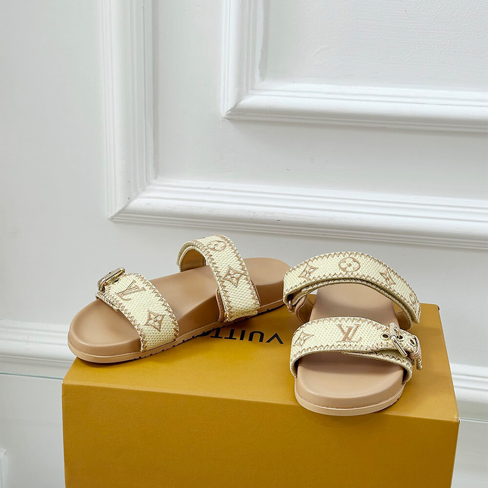 LV Bom Dia Flat Comfort Mule Shoes - Replica Luxury Bags™