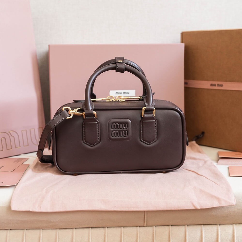 Miumiu Medium Arcadie Leather Bag - Replica Luxury Bags™
