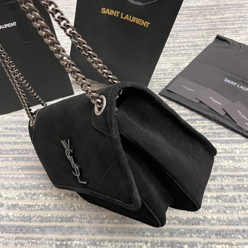 YSL Saint Laurent Niki Medium Bag in Suede - Replica Luxury Bags™