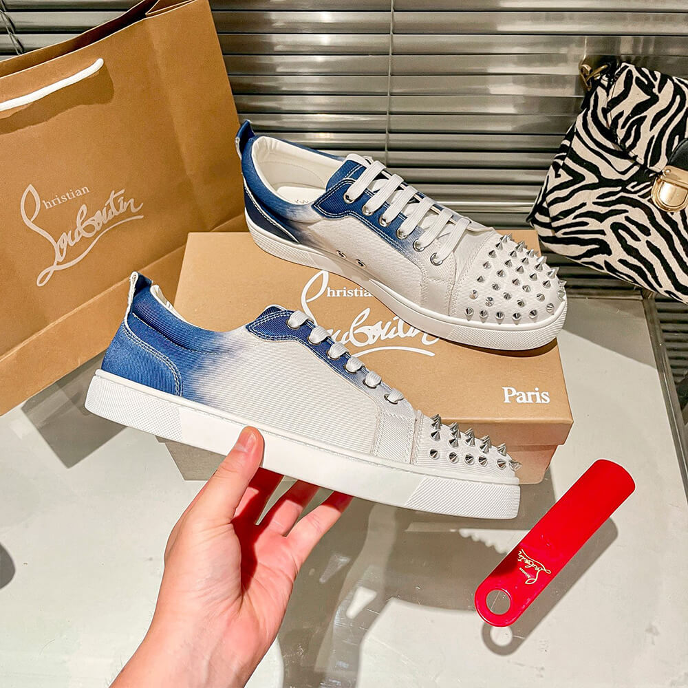 Christian Louboutin Louis Junior Spikes Shoes - Replica Luxury Bags™