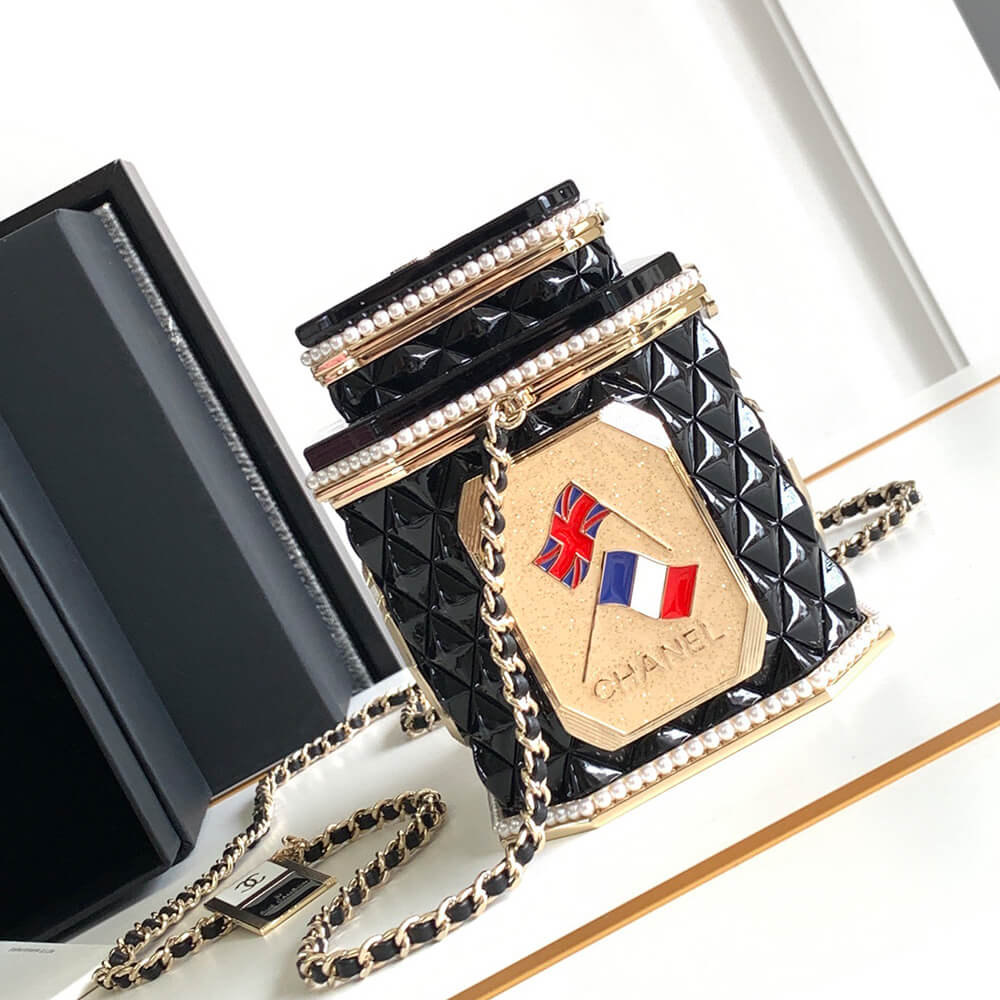 Chanel Tea Box Minaudiere Case Bag - Replica Luxury Bags™