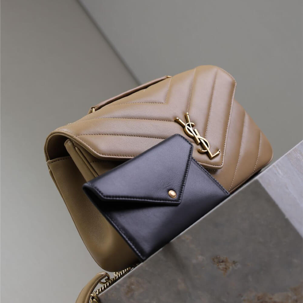YSL Loulou Medium Bag in Matelasse Lambskin - Replica Luxury Bags™