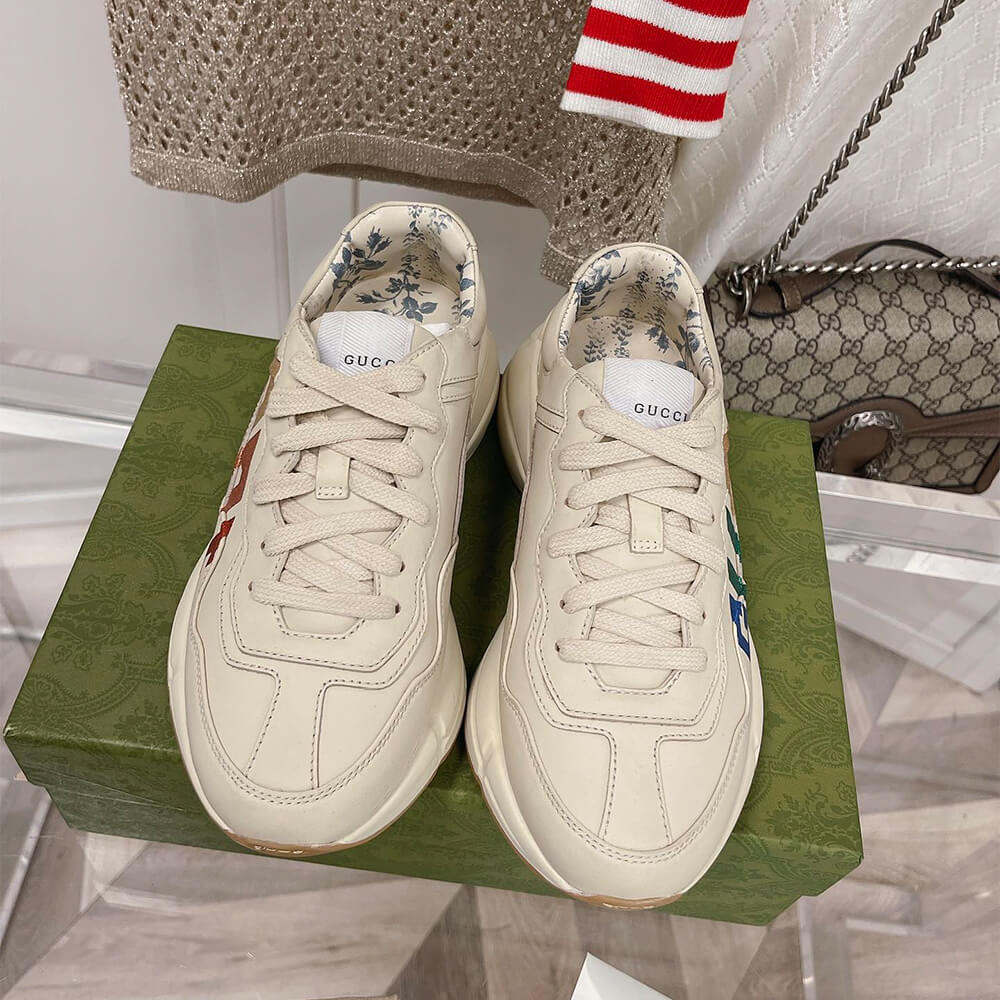 Gucci Rhyton  Glitter  Sneaker Shoes - Replica Luxury Bags™