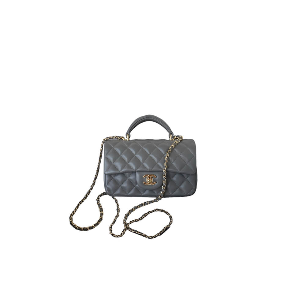 Chanel Mini Classic Handbag With Top Handle - Replica Luxury Bags™