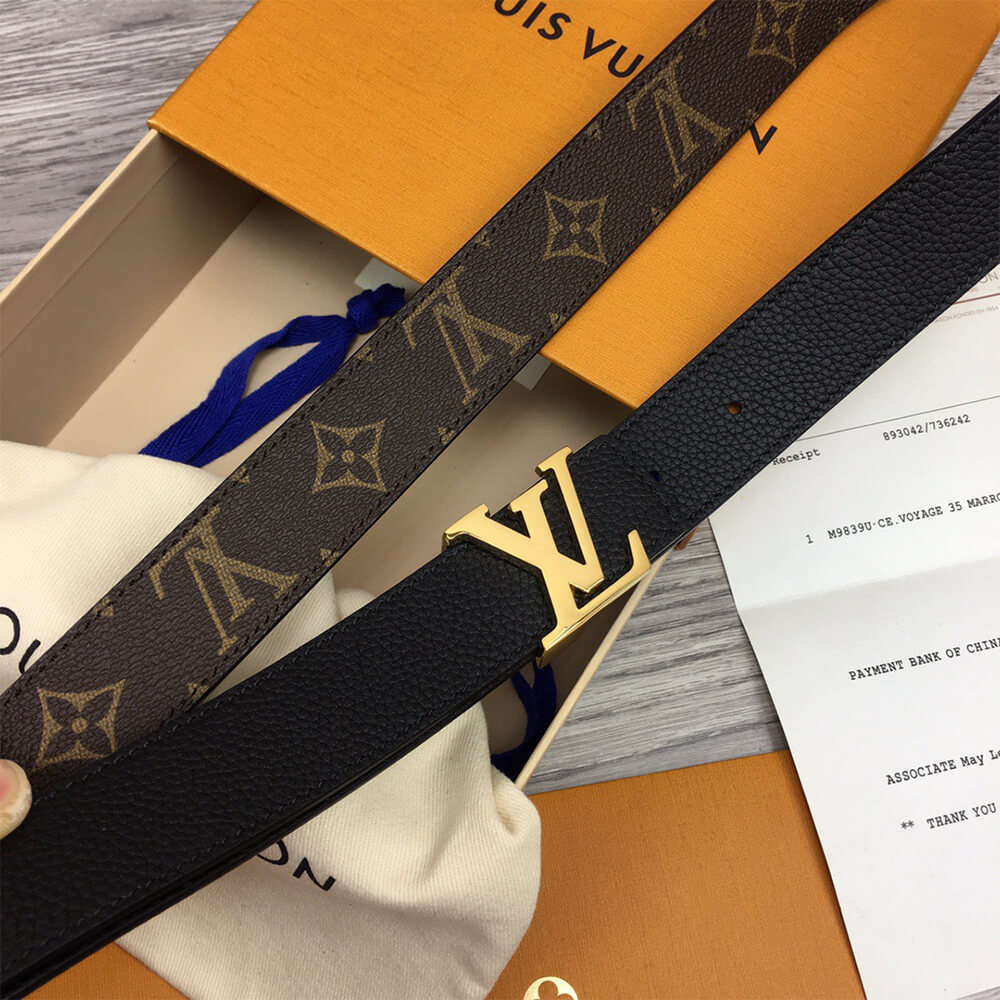LV Initiales 30mm Reversible Belt - Replica Luxury Bags™