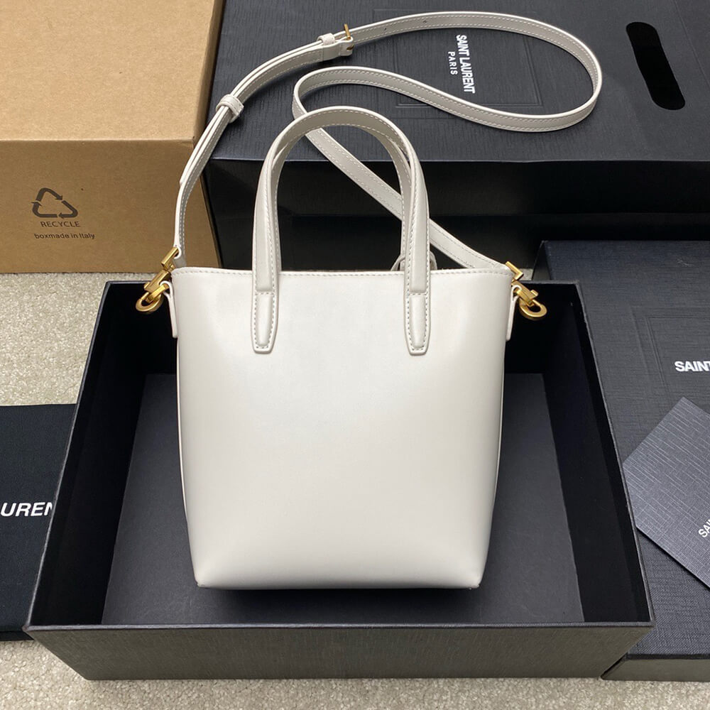 YSL Mini Toy Shopping Saint Laurent In Box Leather Bag - Replica Luxury Bags™