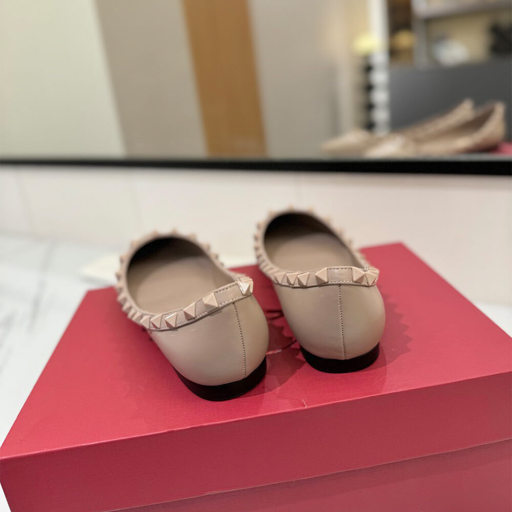 VALENTINO ROCKSTUD BALLET FLAT Shoes - Replica Luxury Bags™