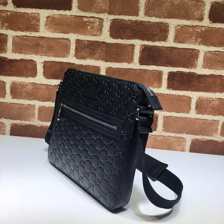 Gucci Signature Messenger Bag - Replica Luxury Bags™