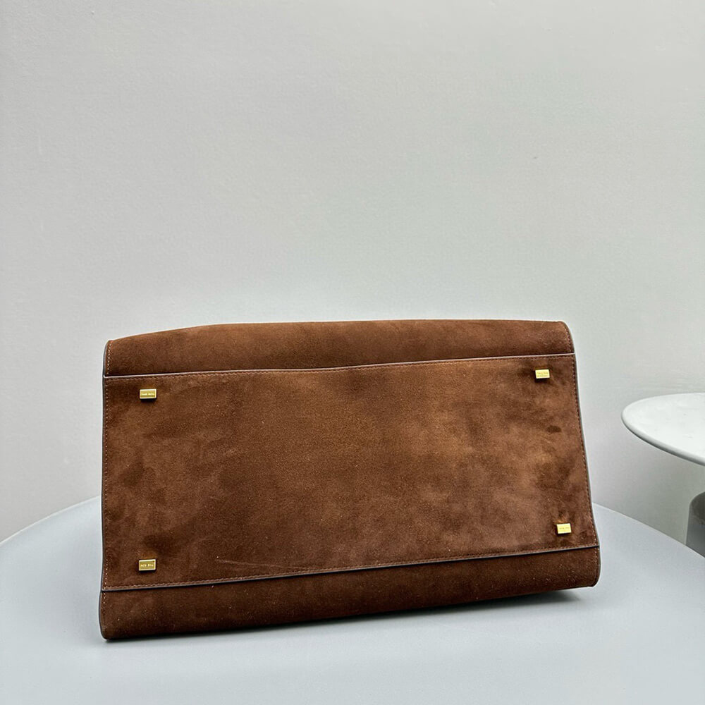 The Row Soft Margaux 15 Sued Bag - Replica Luxury Bags™