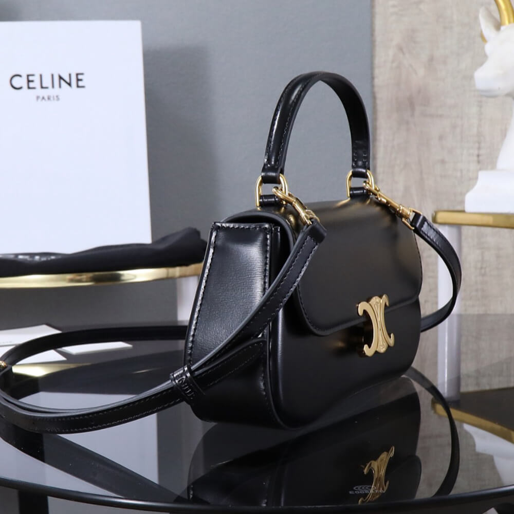 Teen Celine Lola Bag in Shiny Calfskin - Replica Luxury Bags™