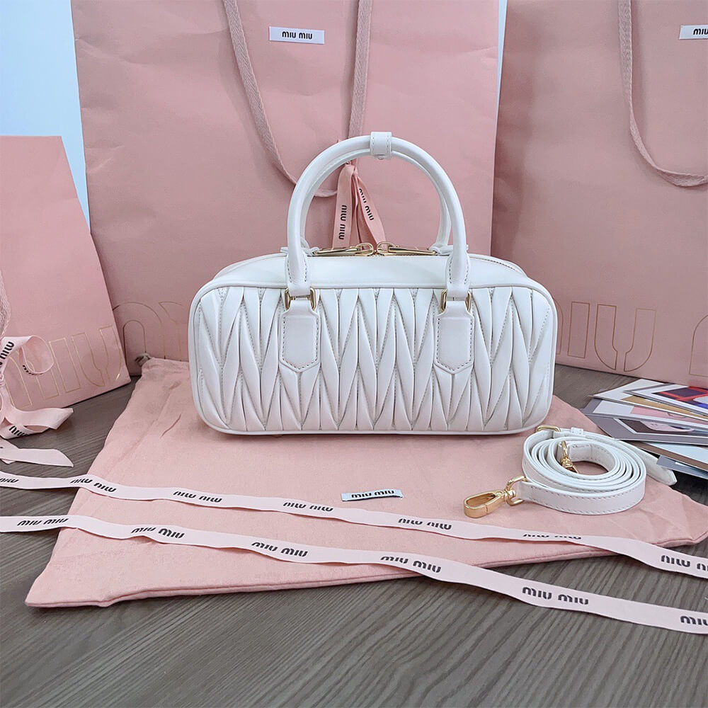 Miumiu Large Arcadie Matelasse Nappa Bag - Replica Luxury Bags™