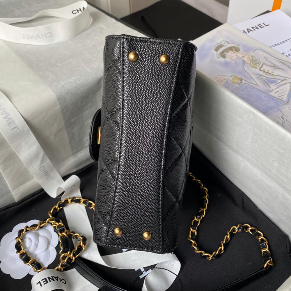 Chanel Mini Flap Bag With Top Handle - Replica Luxury Bags™