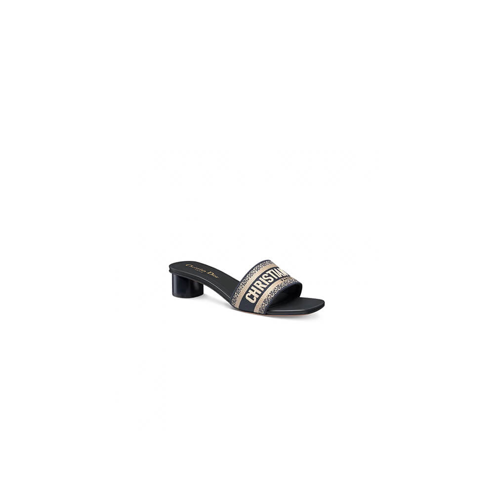 Dior Dway Heeled Slide Shoes - Replica Luxury Bags™