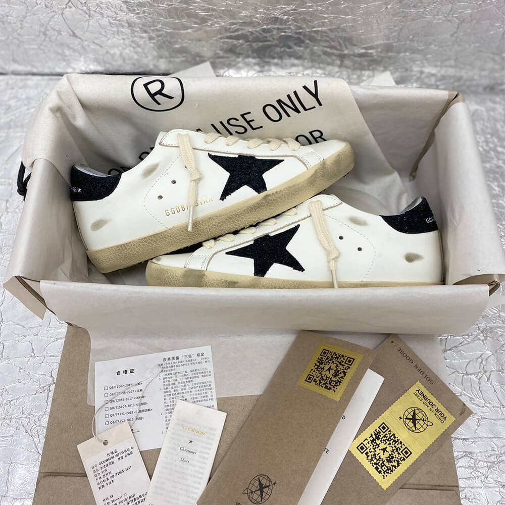 Golden Goose Super-Star Sneakers Shoes - Replica Luxury Bags™