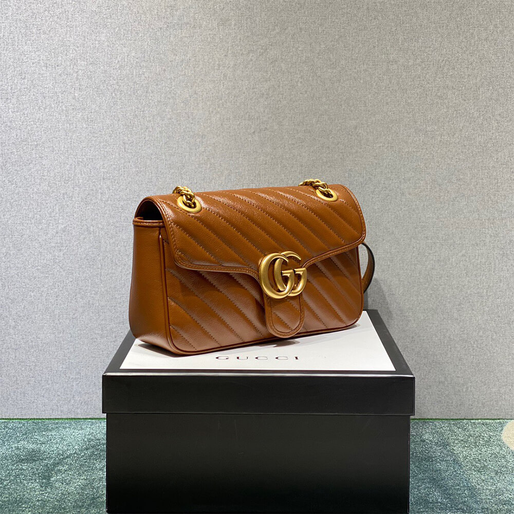 Gucci GG Marmont Small Matelasse Shoulder Bag - Replica Luxury Bags™