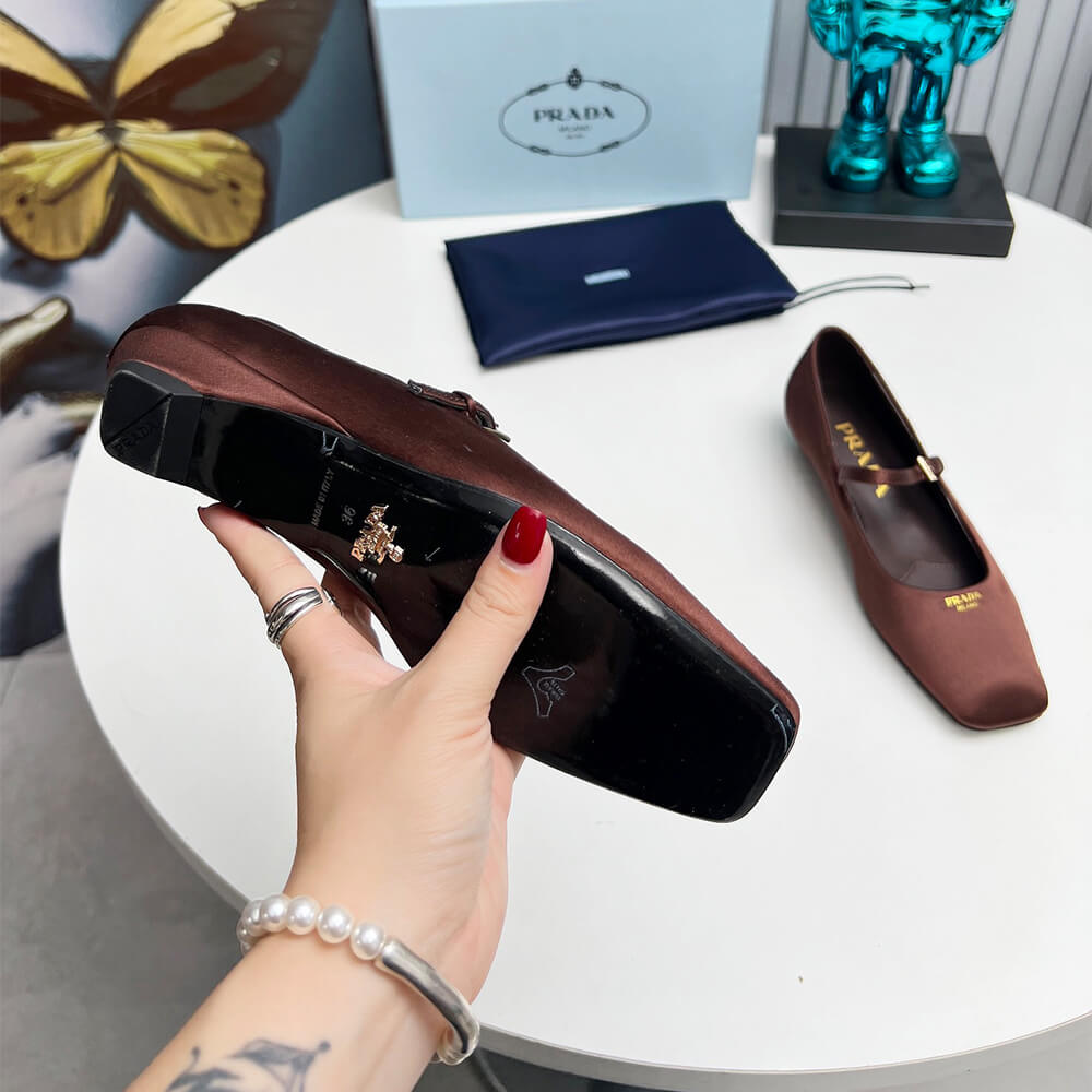 Prada Mary Jane Ballerinas Shoes - Replica Luxury Bags™