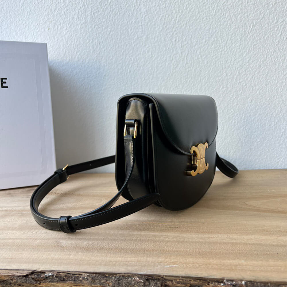 Celine Besace Clea In Shiny Calfskin Bag - Replica Luxury Bags™