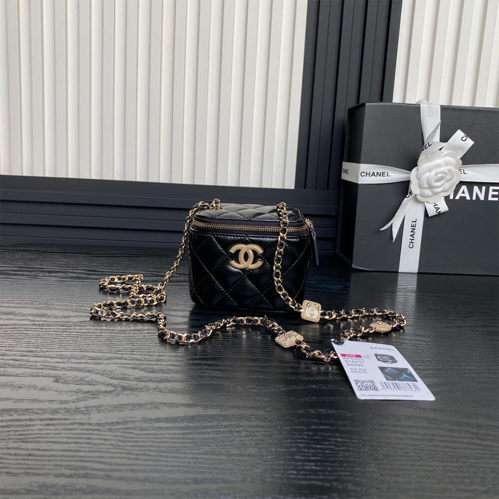 Chanel Small Vanity with Chain Bag - Replica Luxury Bags™