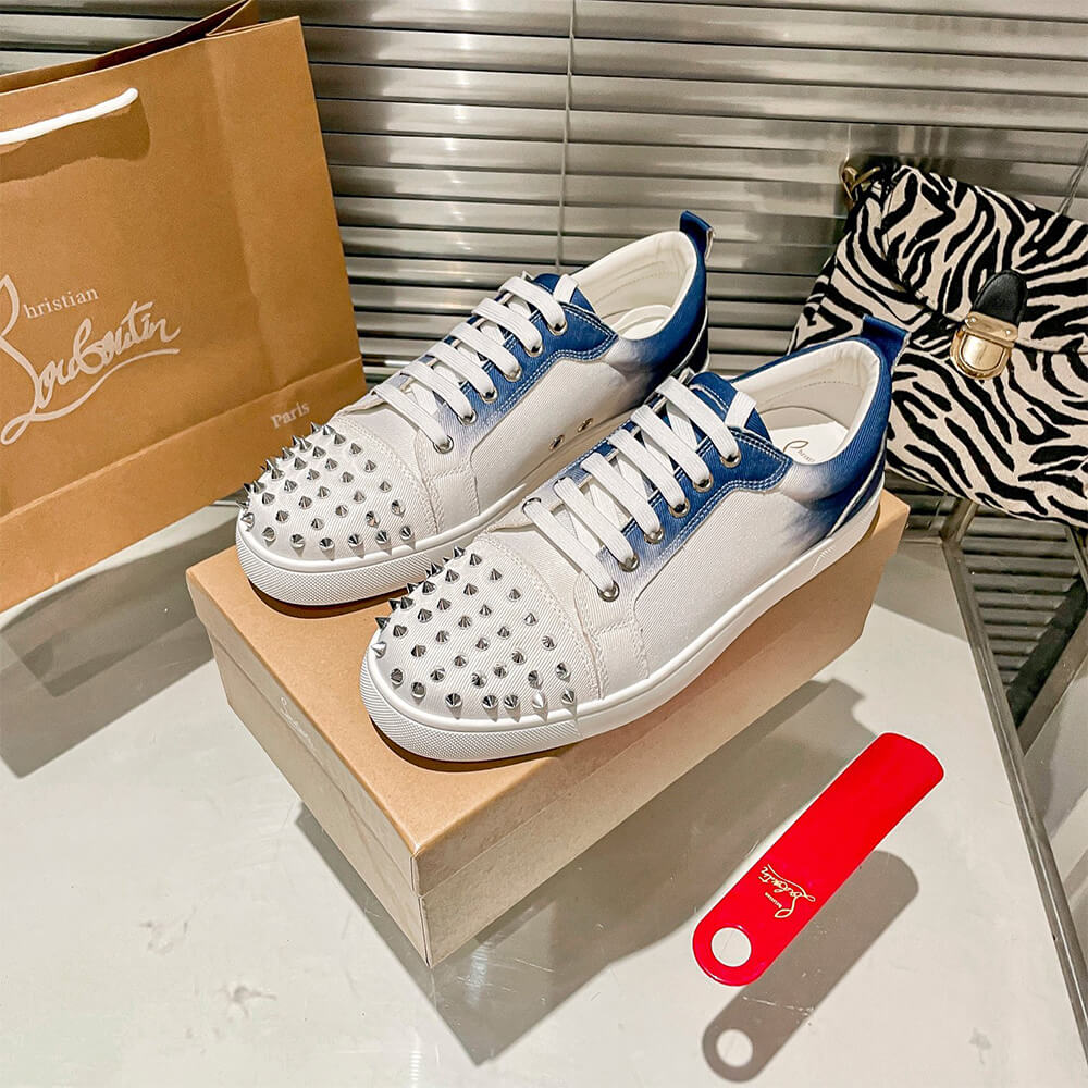 Christian Louboutin Louis Junior Spikes Shoes - Replica Luxury Bags™