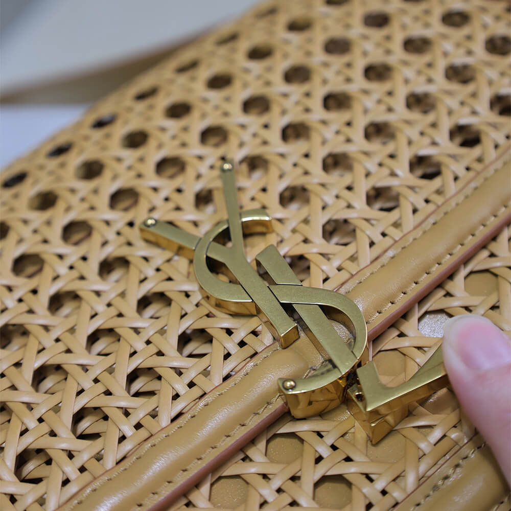 YSL Solferino Medium Satchel Woven Bag - Replica Luxury Bags™