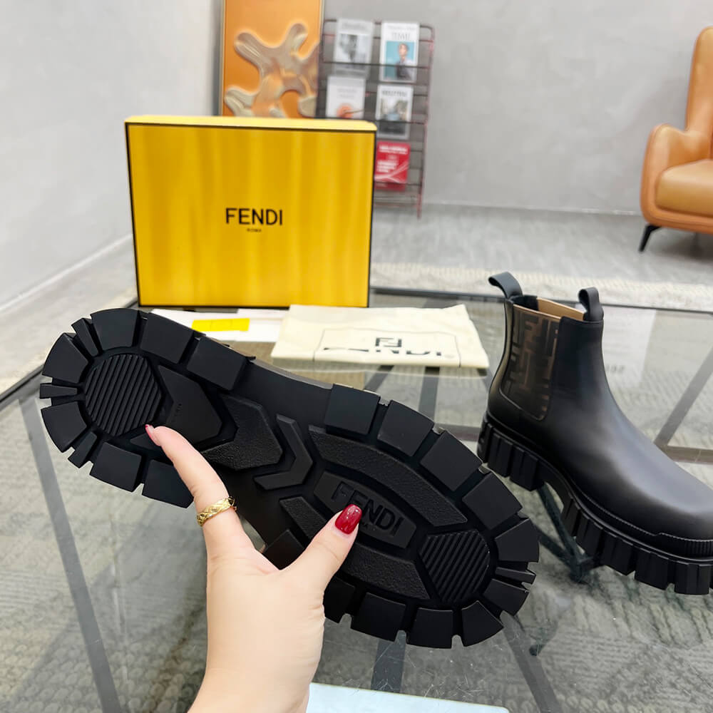 Fendi Force Chelsea Boots Shoes - Replica Luxury Bags™