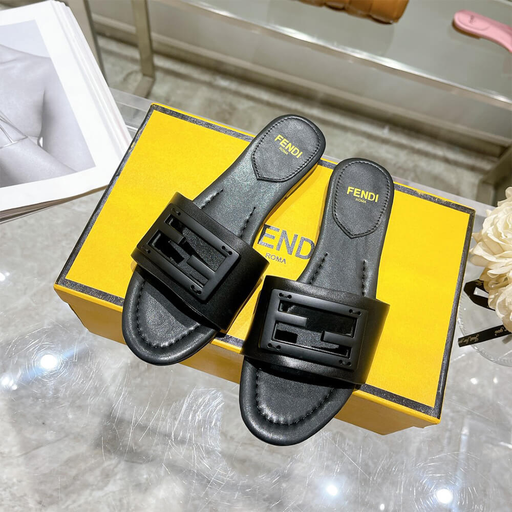 Fendi Baguette Slides Shoes - Replica Luxury Bags™