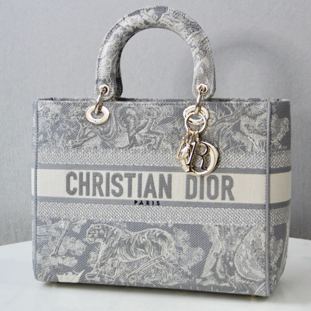 Dior Large Lady D-Lite Bag - Replica Luxury Bags™