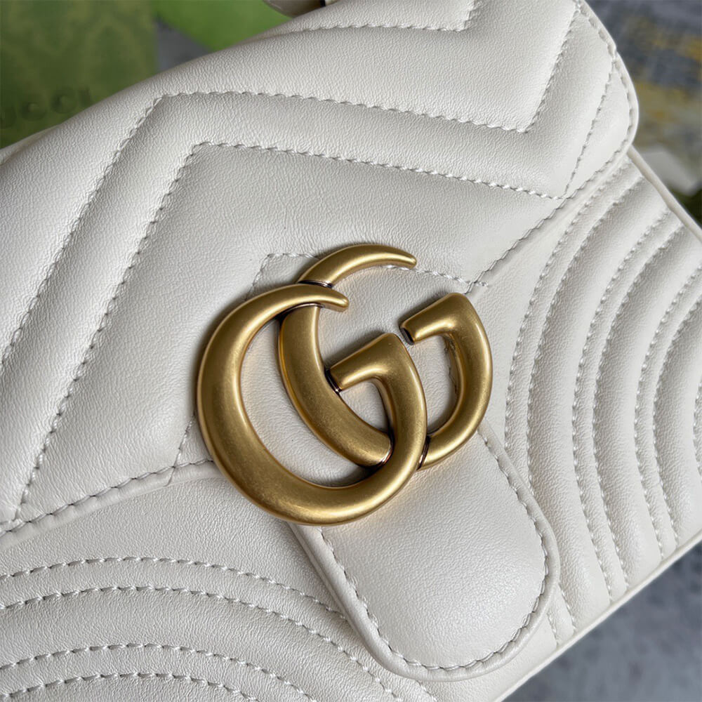 Gucci GG Marmont Mini Top Handle Bag - Replica Luxury Bags™