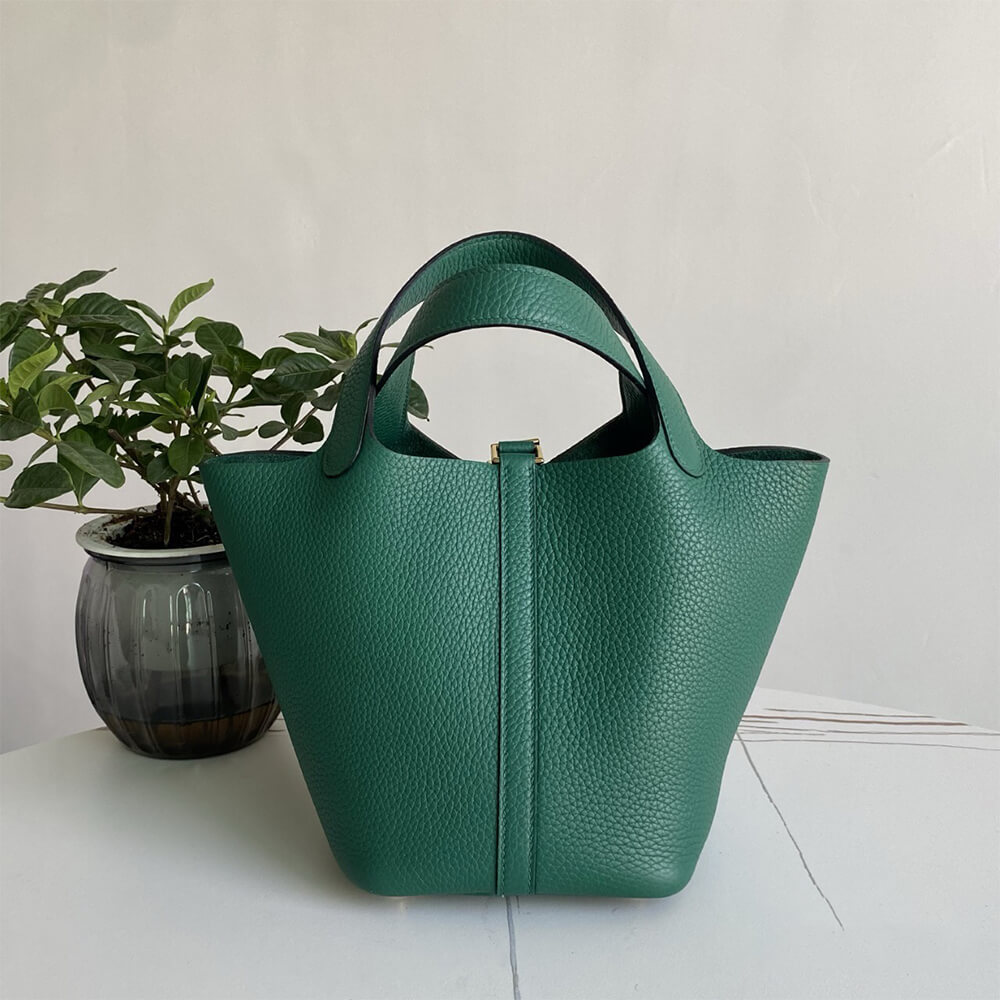 Hermes Picotin Lock 18 Bag in Deep Green - Replica Luxury Bags™