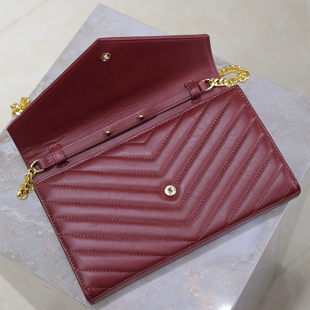 YSL Cassandre Chain Wallet Bag in Lambskin - Replica Luxury Bags™