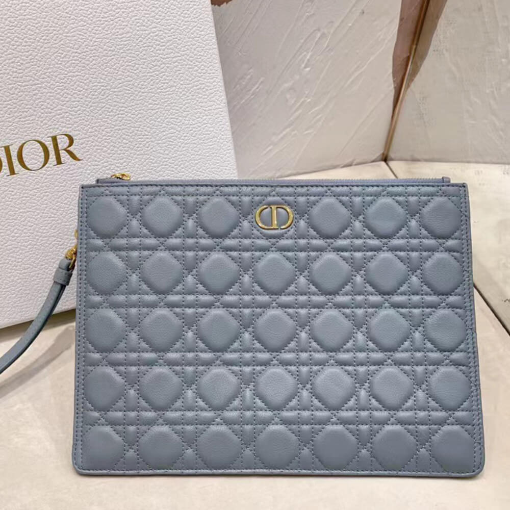 Large Dior Caro Daily Pouch Bag - Replica Luxury Bags™