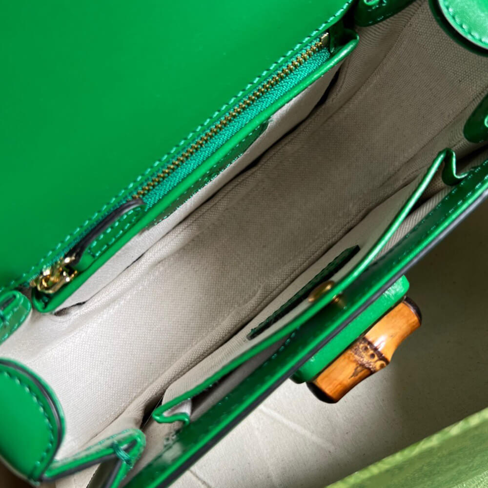 Gucci Bamboo 1947 Jumbo Gg Small Top Handle Bag - Replica Luxury Bags™